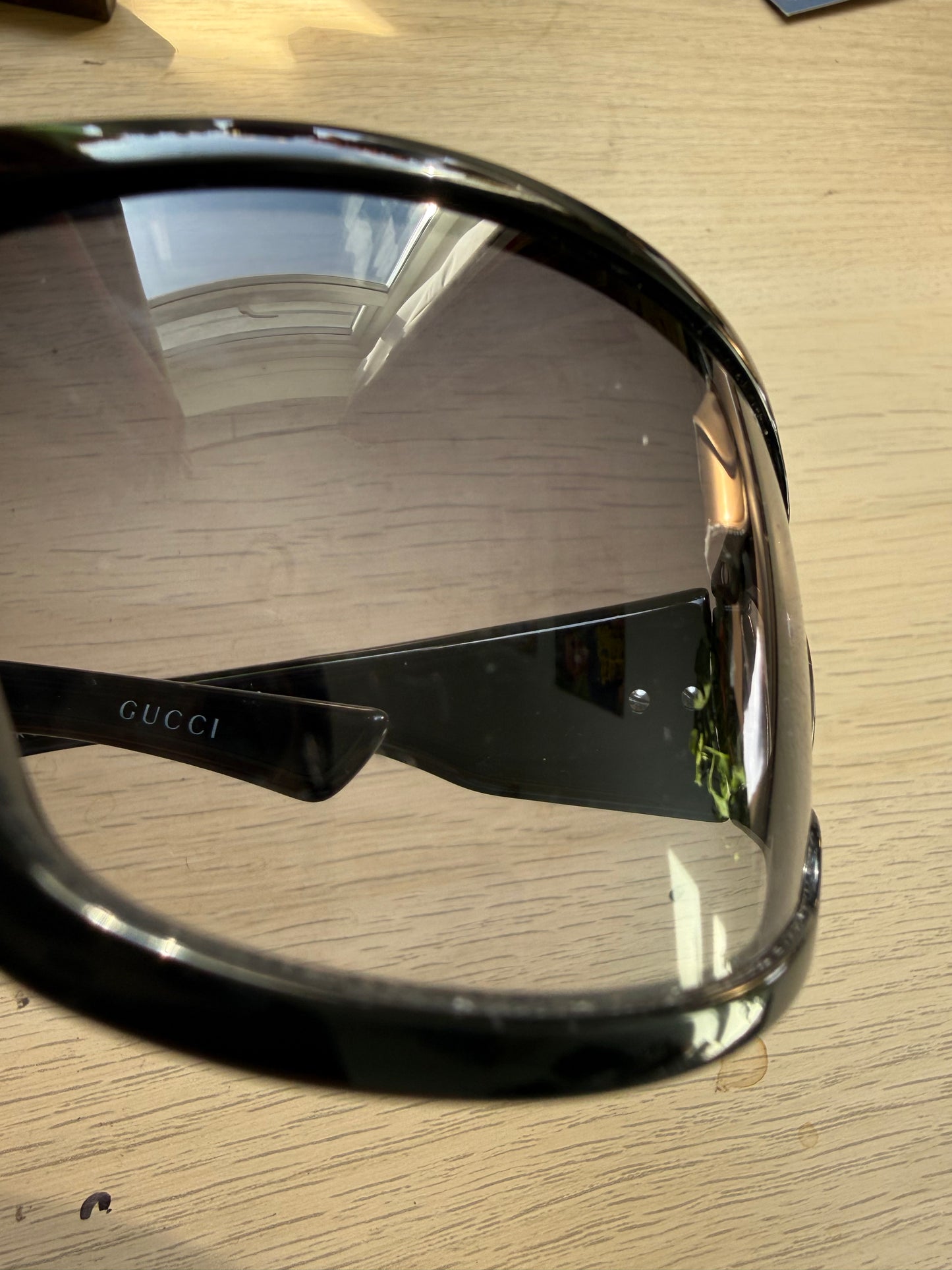 000’s Gucci Horsebit Oversized Sunglasses