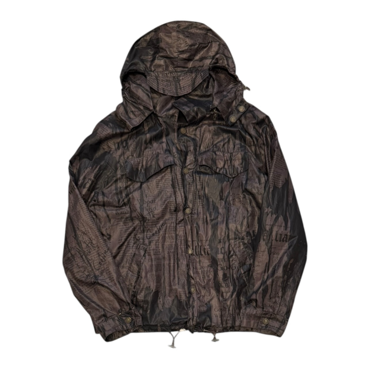 AW2010 John Galliano Newspaper Windbreaker (L)