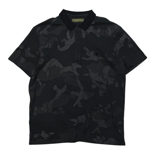 Valentino Garavani Studded Camo Polo (L)