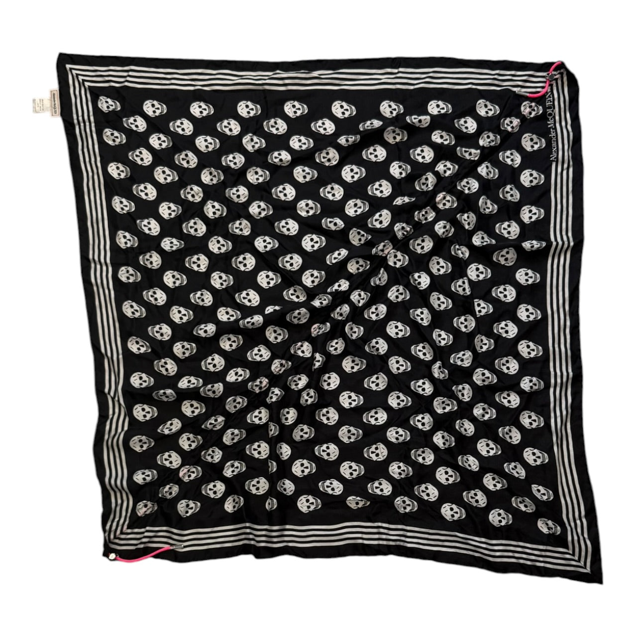 1 of 1 Unreleased Alexander McQueen Adjustable Silk Skull Scarf