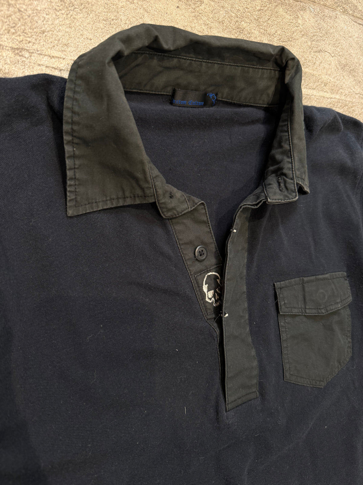 000’s Custom Culture Skull Polo (S)