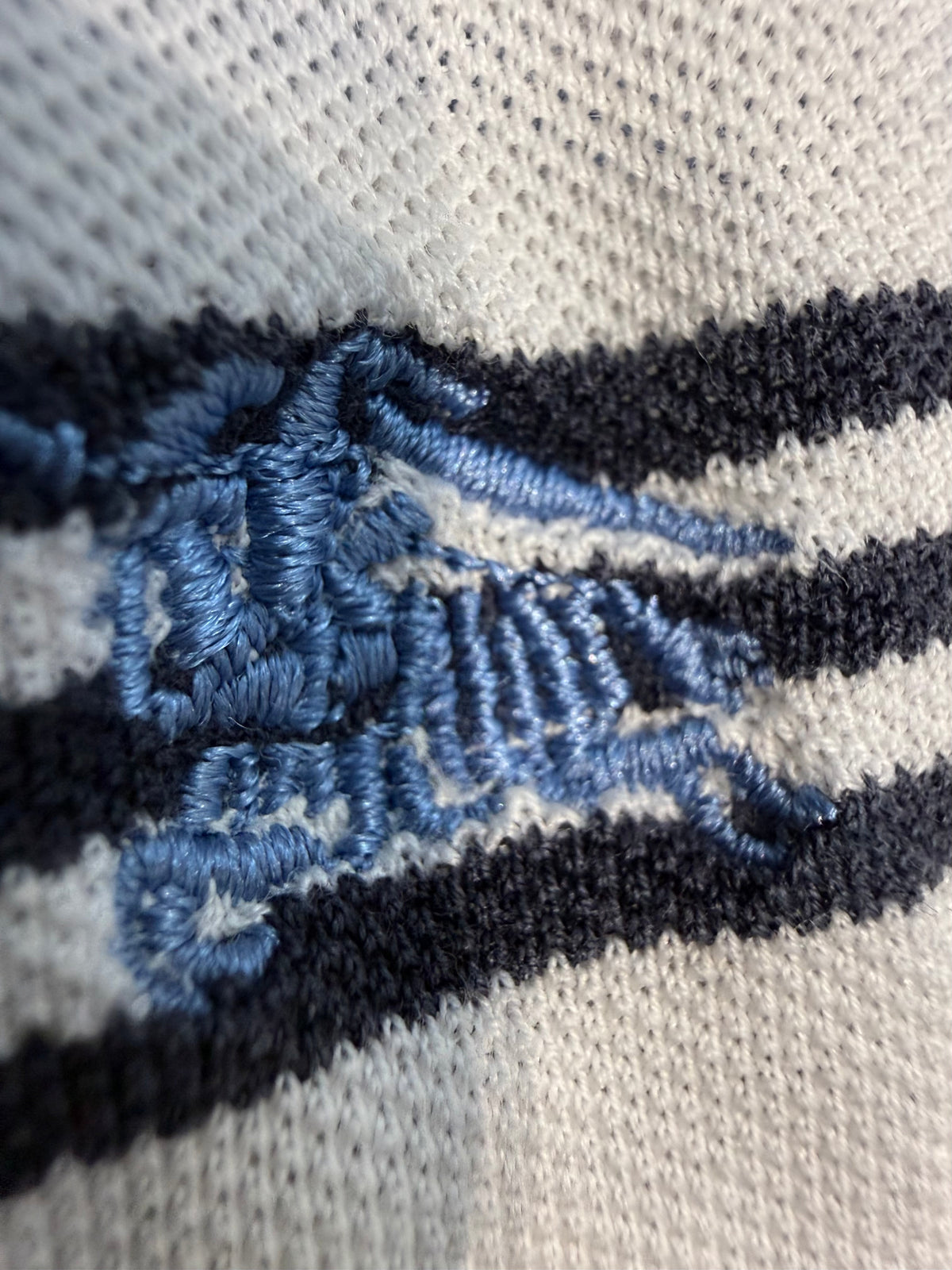 000’s Burberry Striped Polo (M)