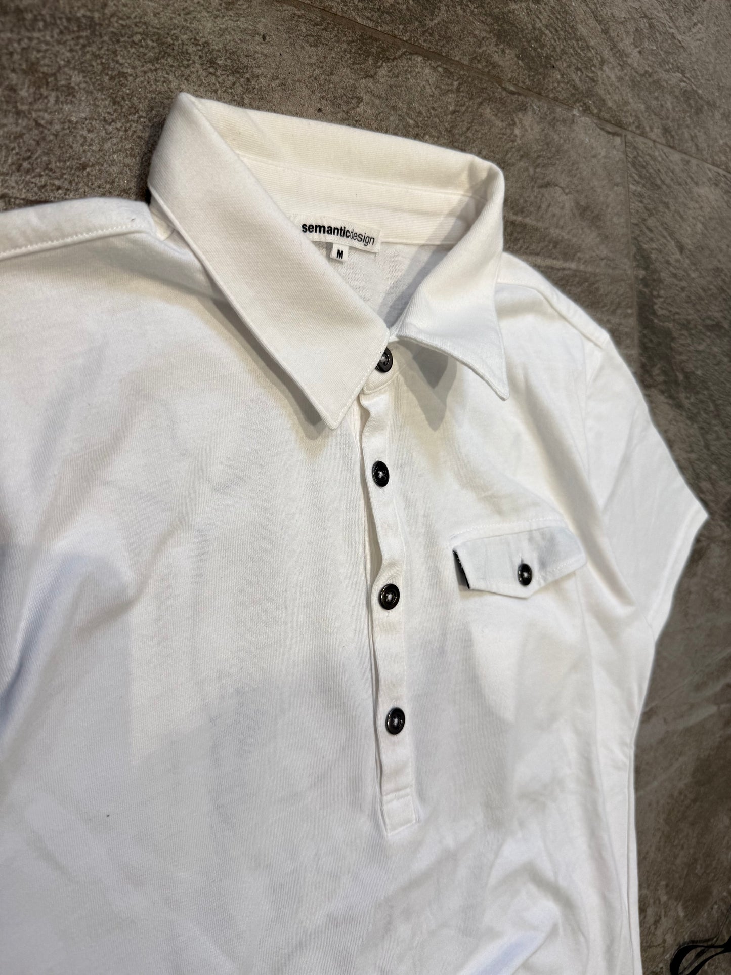 000’s Semantic Design Union Jack Skull Polo (S)