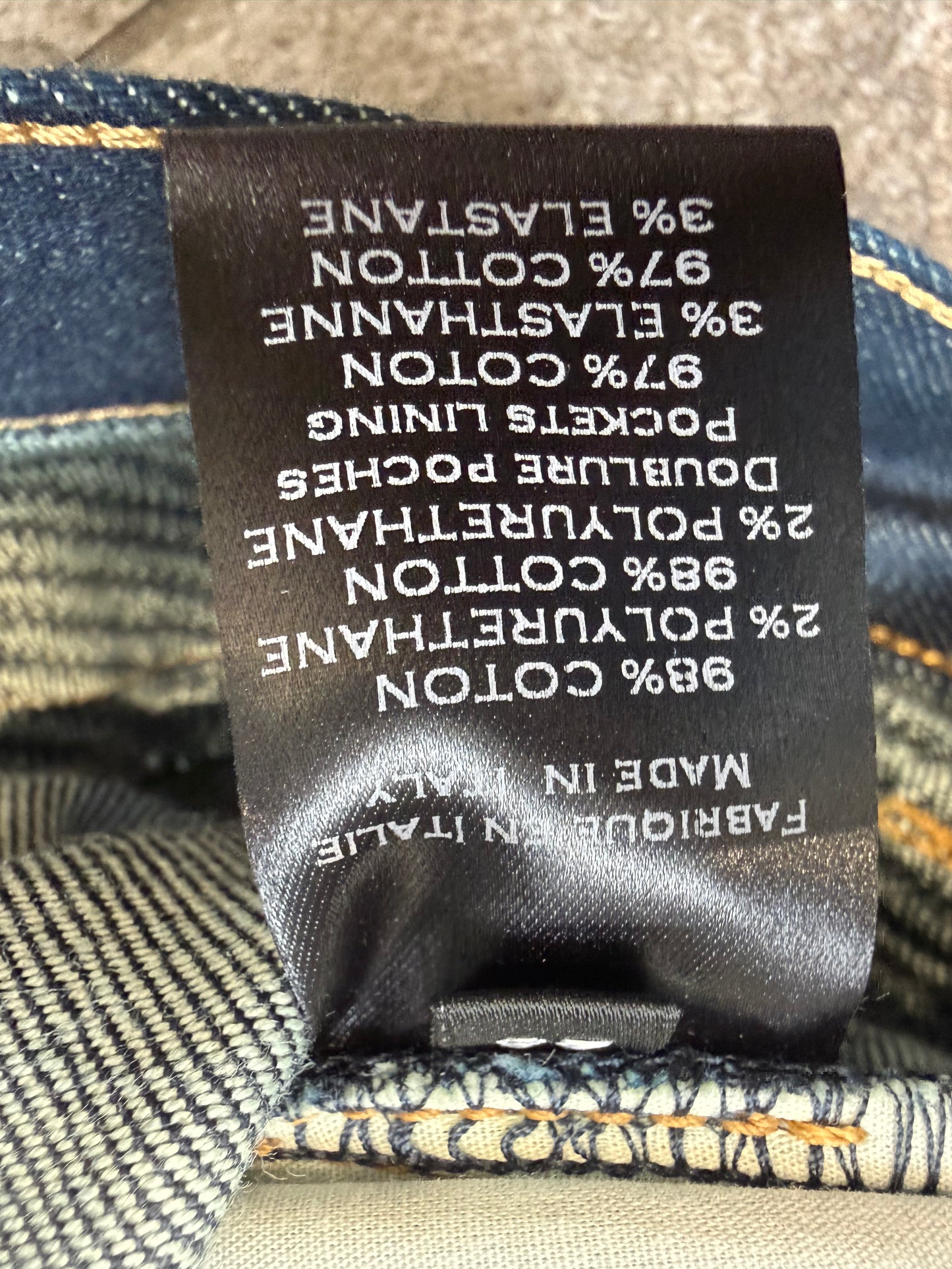 Balmain Raw Denim Biker Jeans (30”)