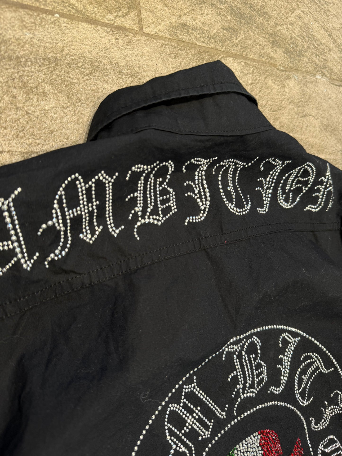 000’s Be Ambition Rhinstone Shirt (M)