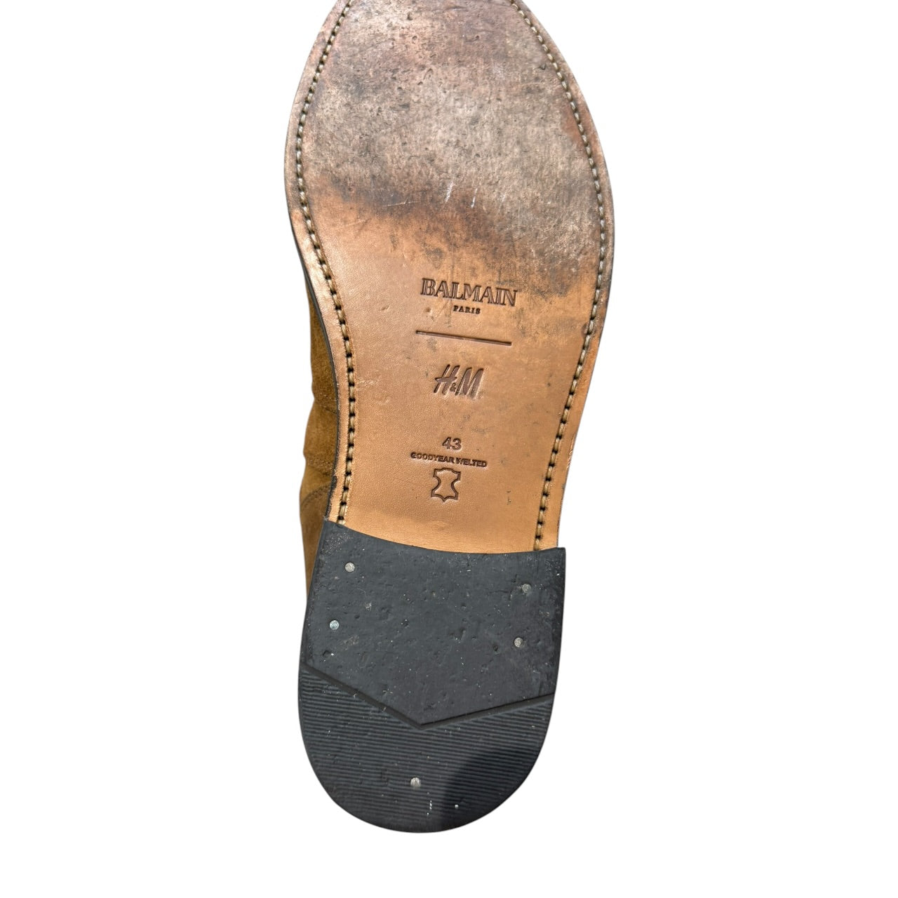 Balmain x H&M Suede Boots (EU 43 - UK 9)