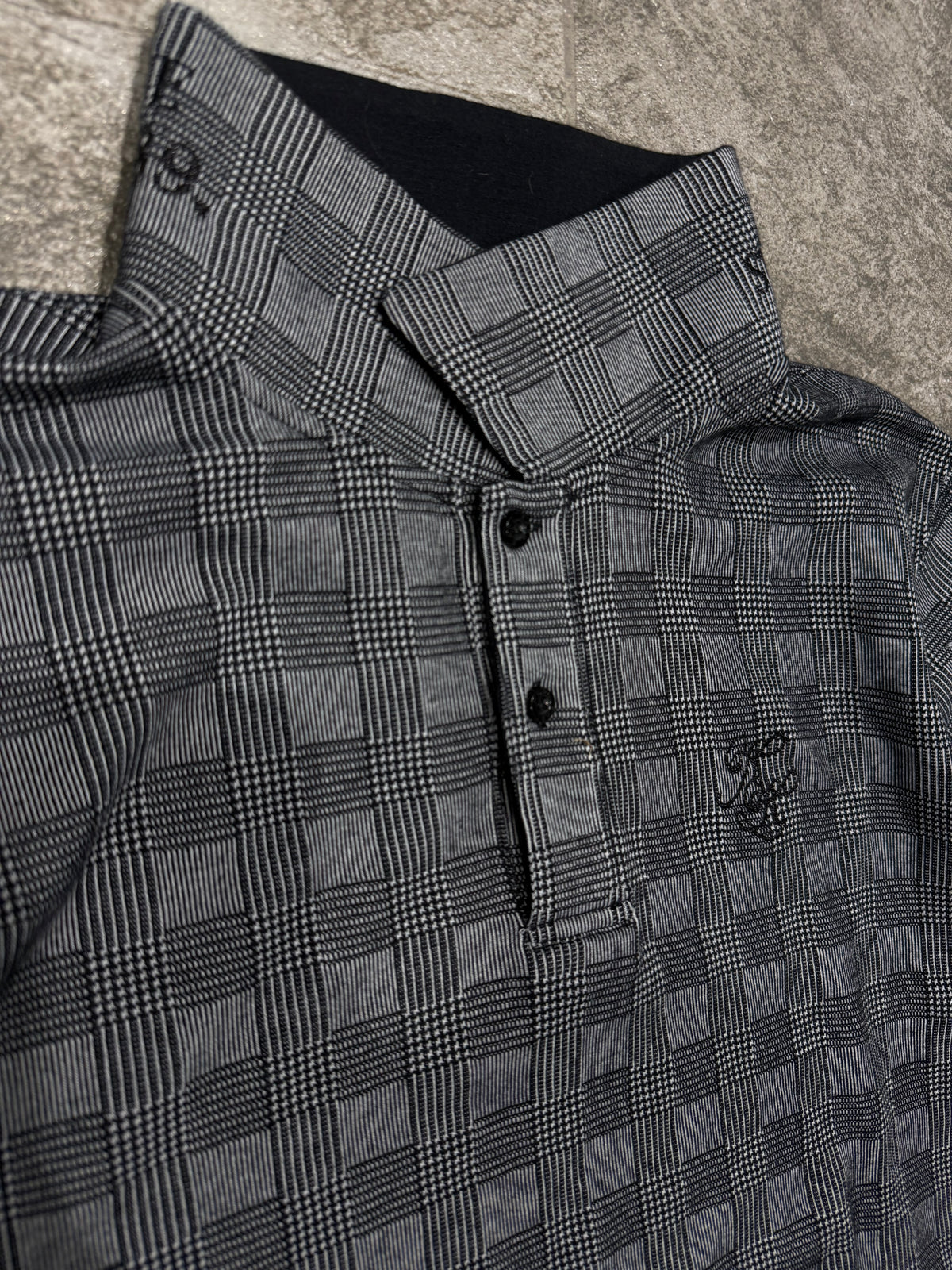 000’s Karl Kani Plaid Polo (L)