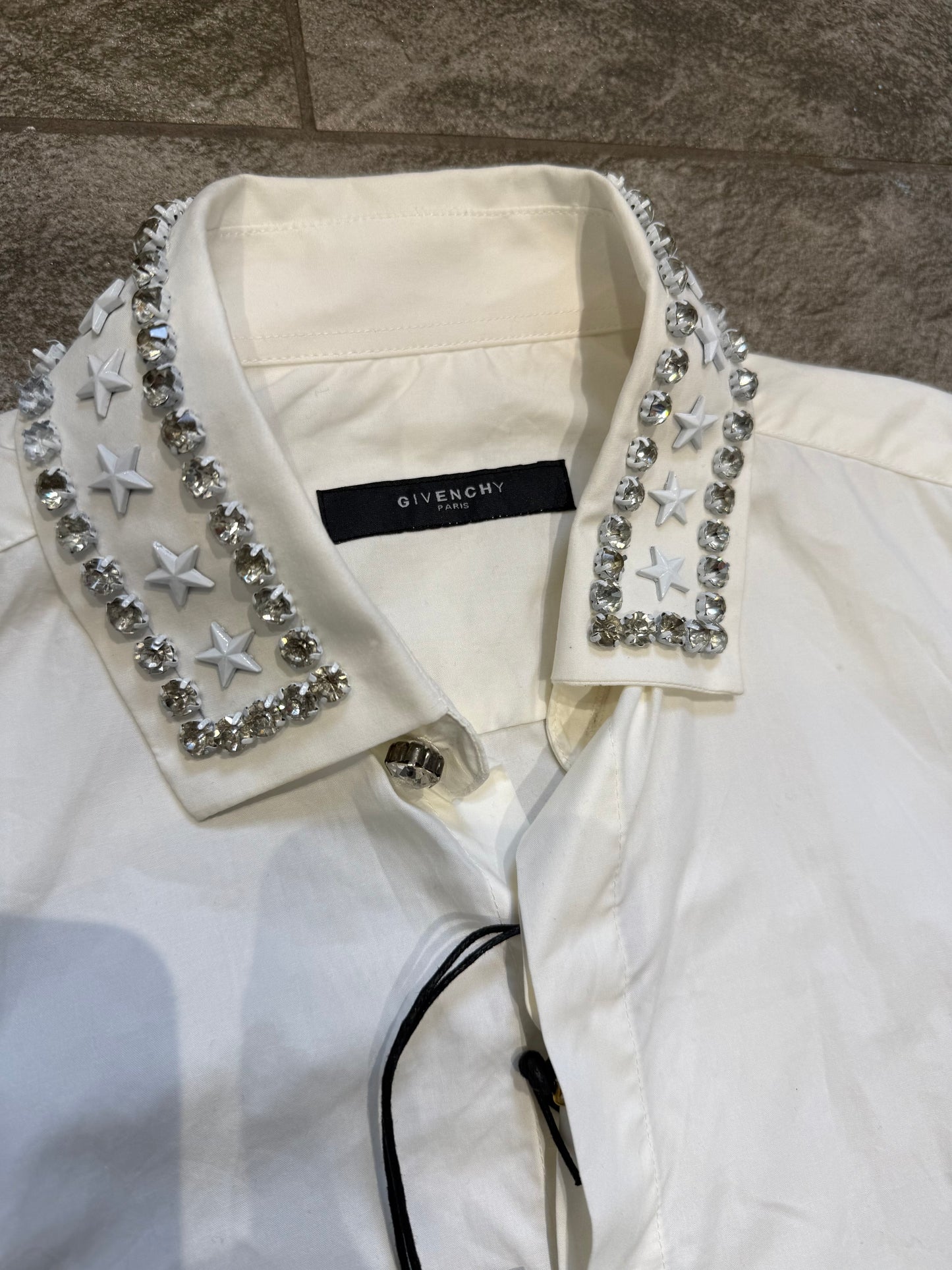 Givenchy 2012 Stars Rhinestone Shirt (S)