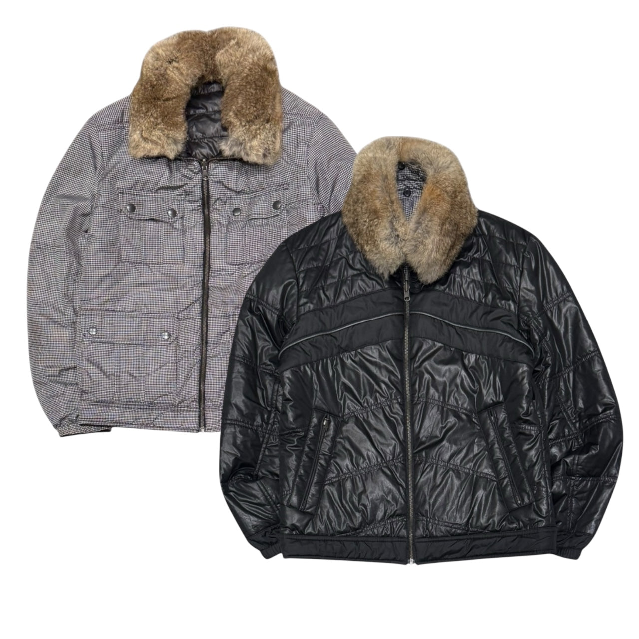 000’s Bigi Fur Collar Puffer (S)