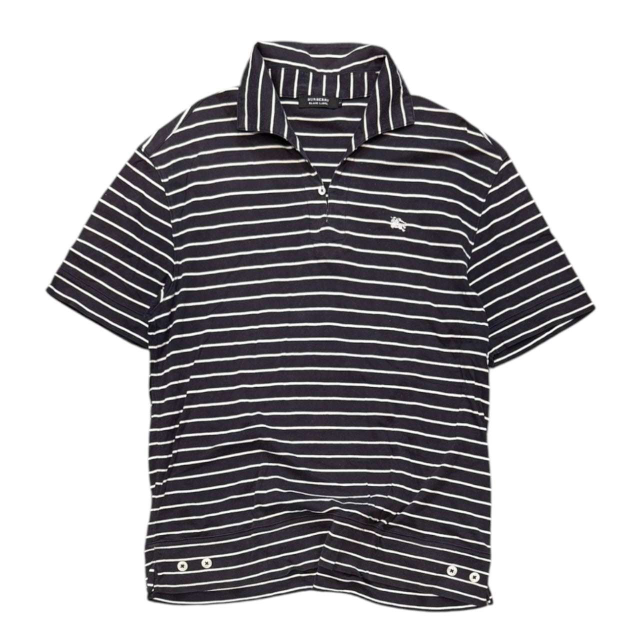 000’s Burberry Striped Polo (M)