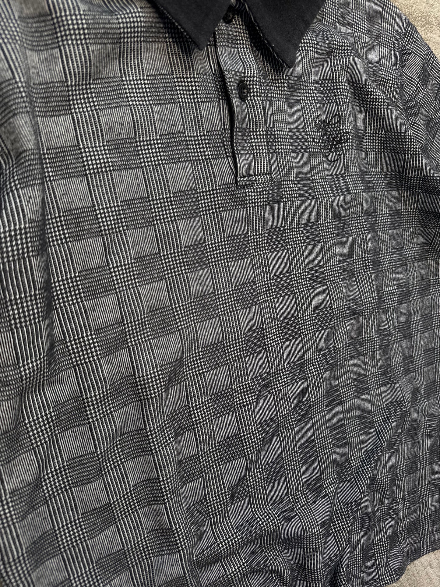 000’s Karl Kani Plaid Polo (S)