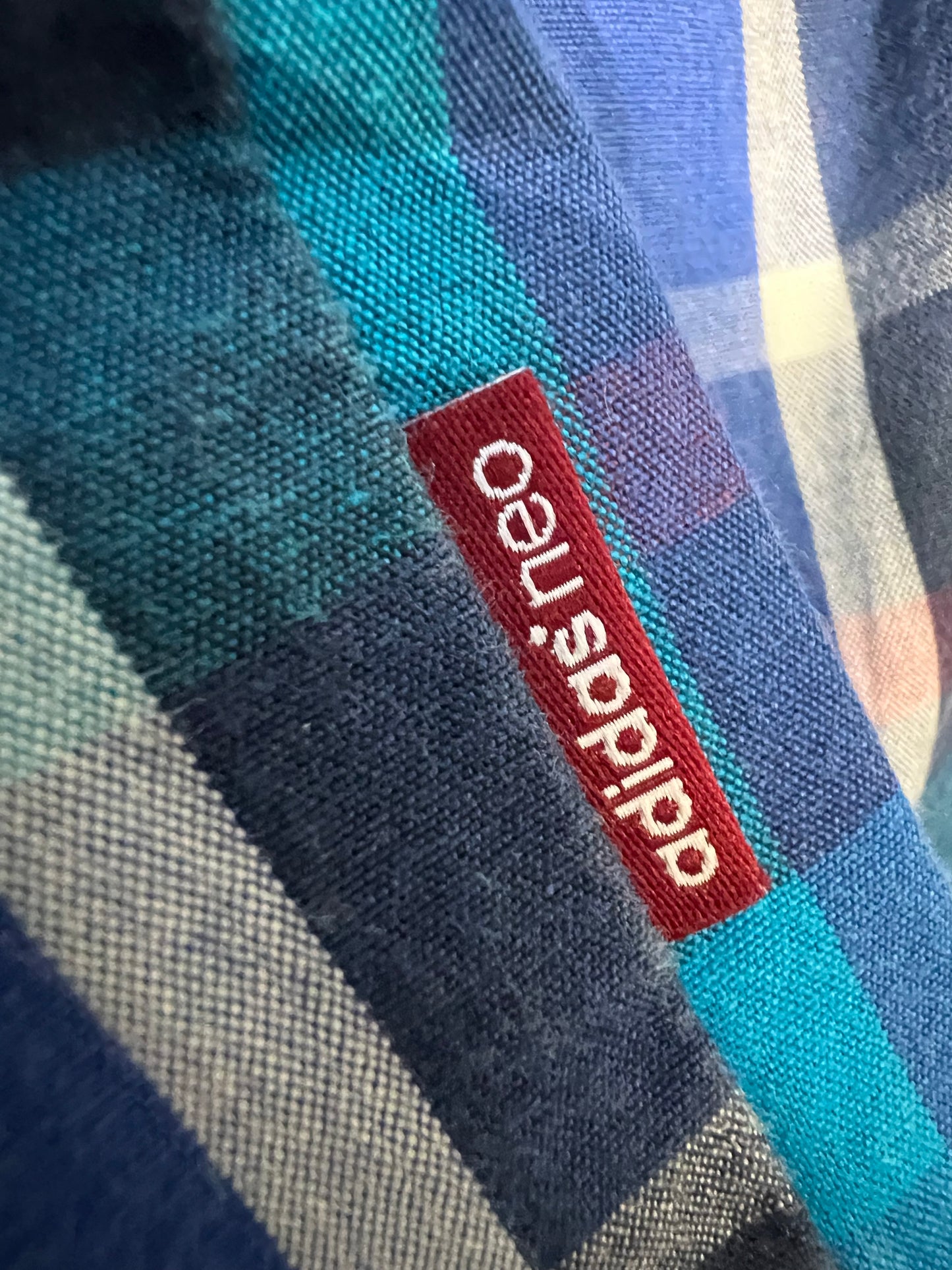 000’s Adidas Neo Plaid/Checkered Windbreaker