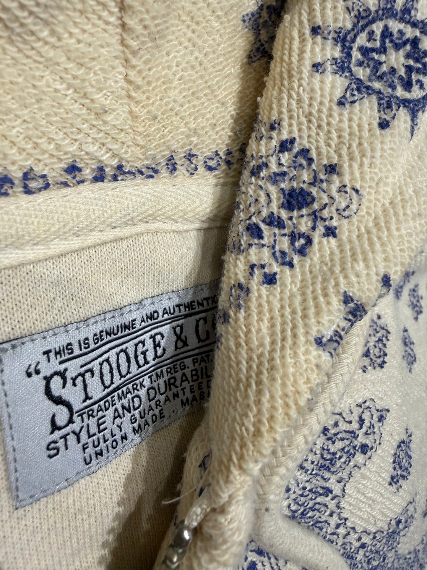 000’s Stooge & Co Paisley Hoodie (S)