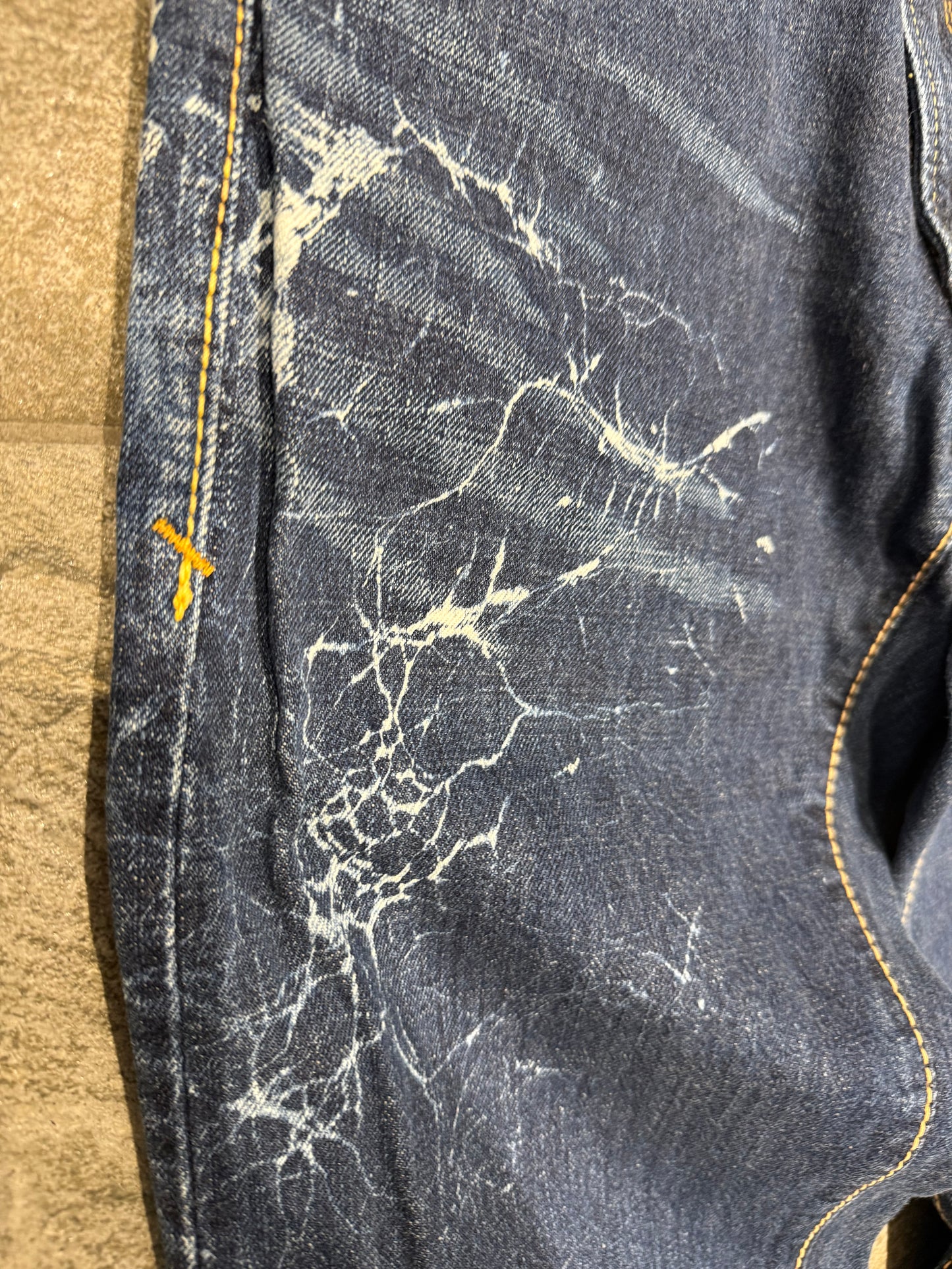 000’s Blueway Paint Splatter Bootcut Jeans (30”)