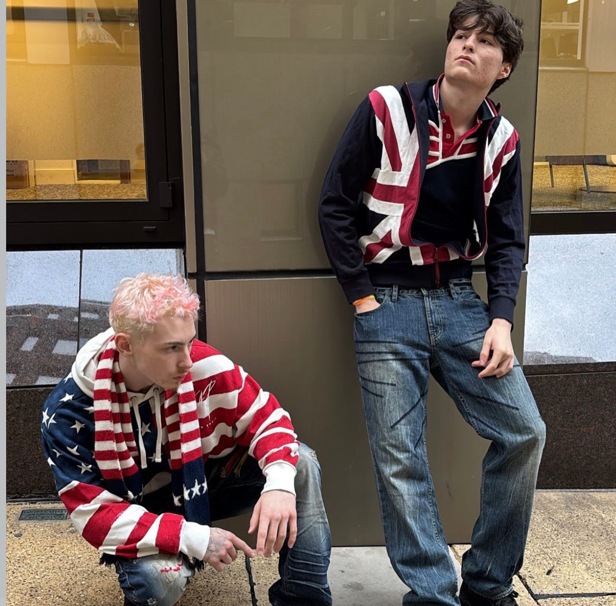 000’s Takeo Kikuchi Union Jack Polo (M)