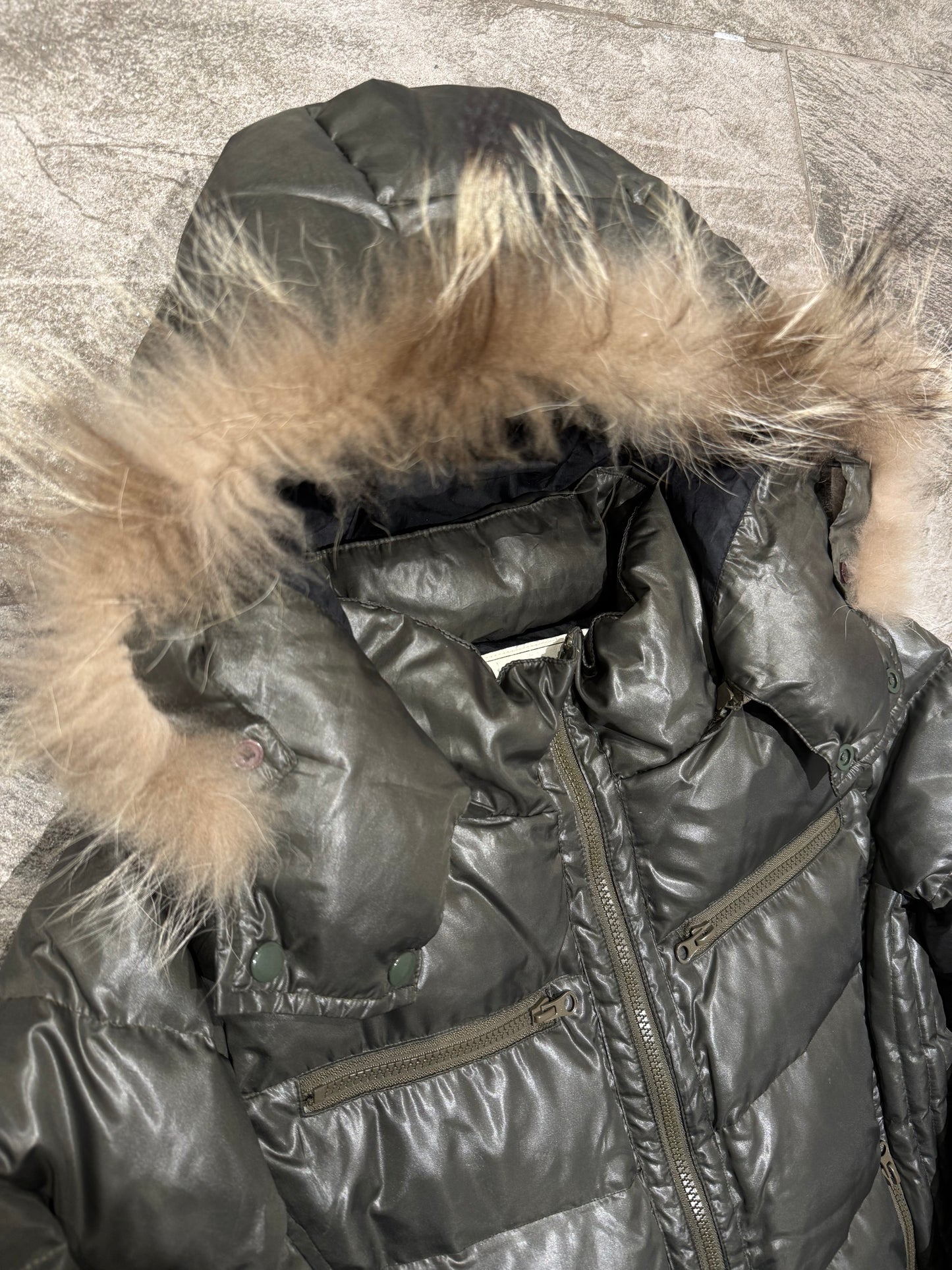 000’s BDU Fur Hood Puffer (M)