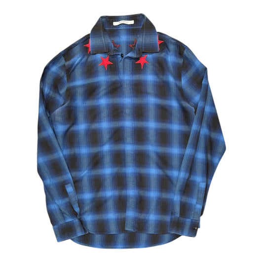 FW17 Givenchy Stars Plaid Flannel (M)