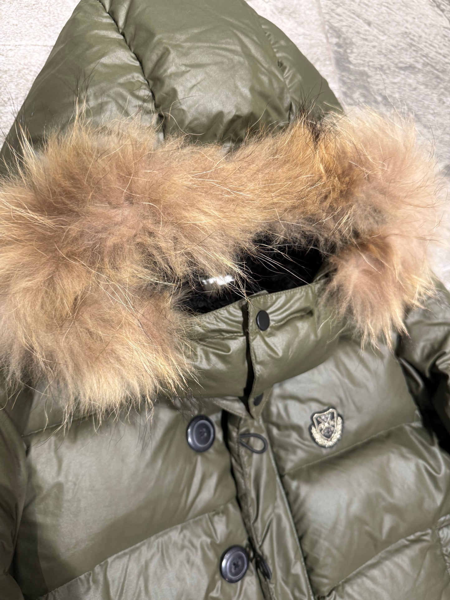 000’s Russ K Fur Hood Puffer (M)