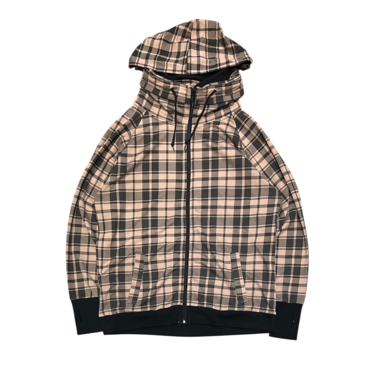 000’s Japanese Plaid/Checkered Bono Hoodie