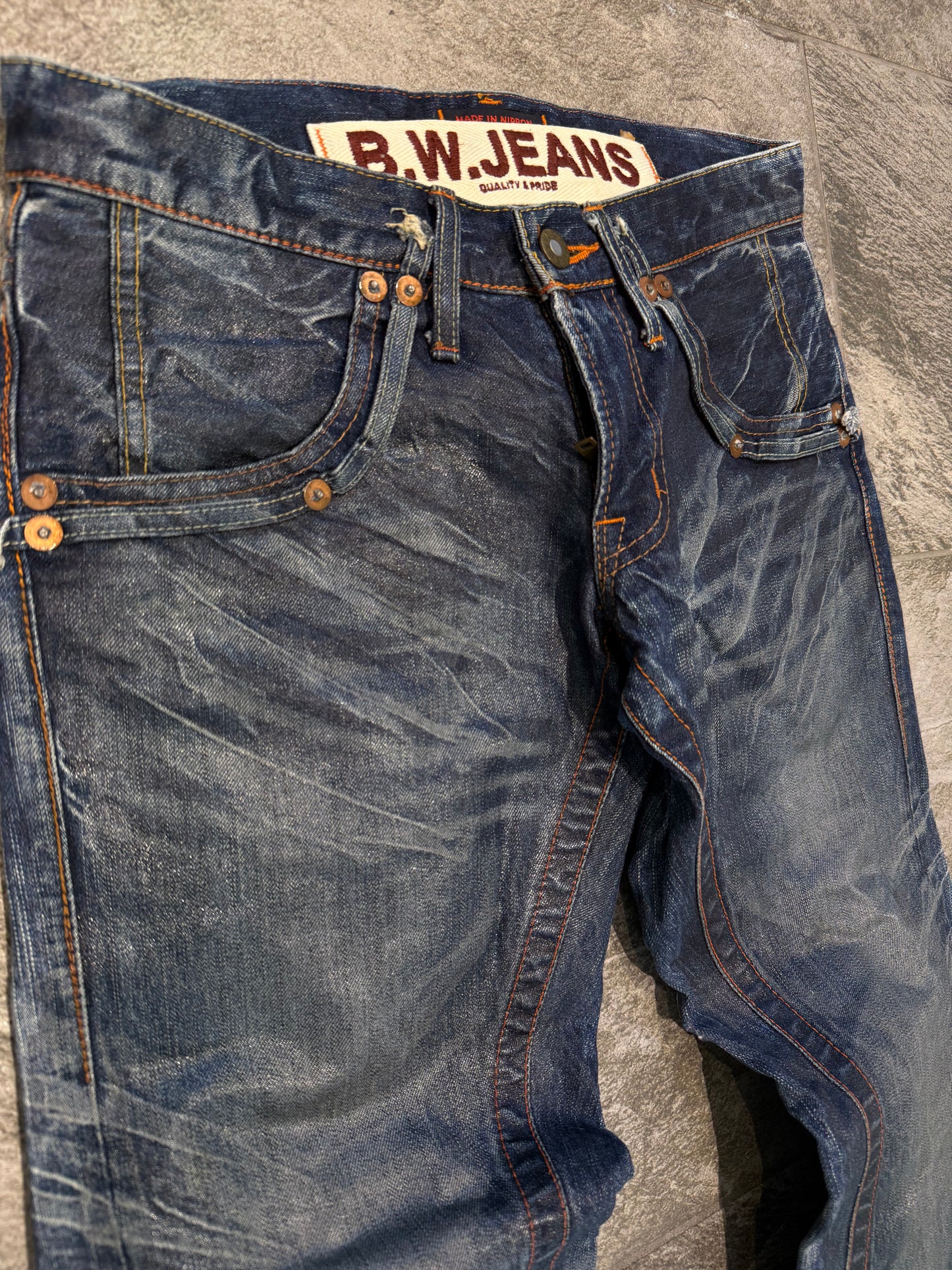 000’s Waxed BW Jeans (28”)