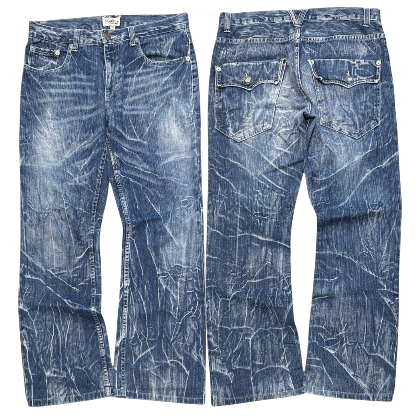 000’s Nylaus Washed Bootcut Jeans (32”)