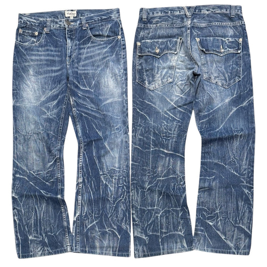 000’s Nylaus Washed Bootcut Jeans (32”)
