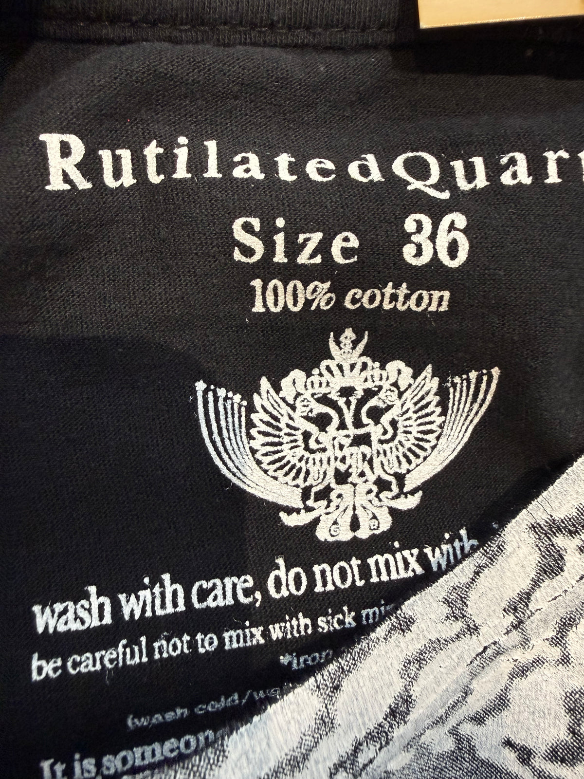 Rutilated Quartz Keffiyeh Tee (XS)