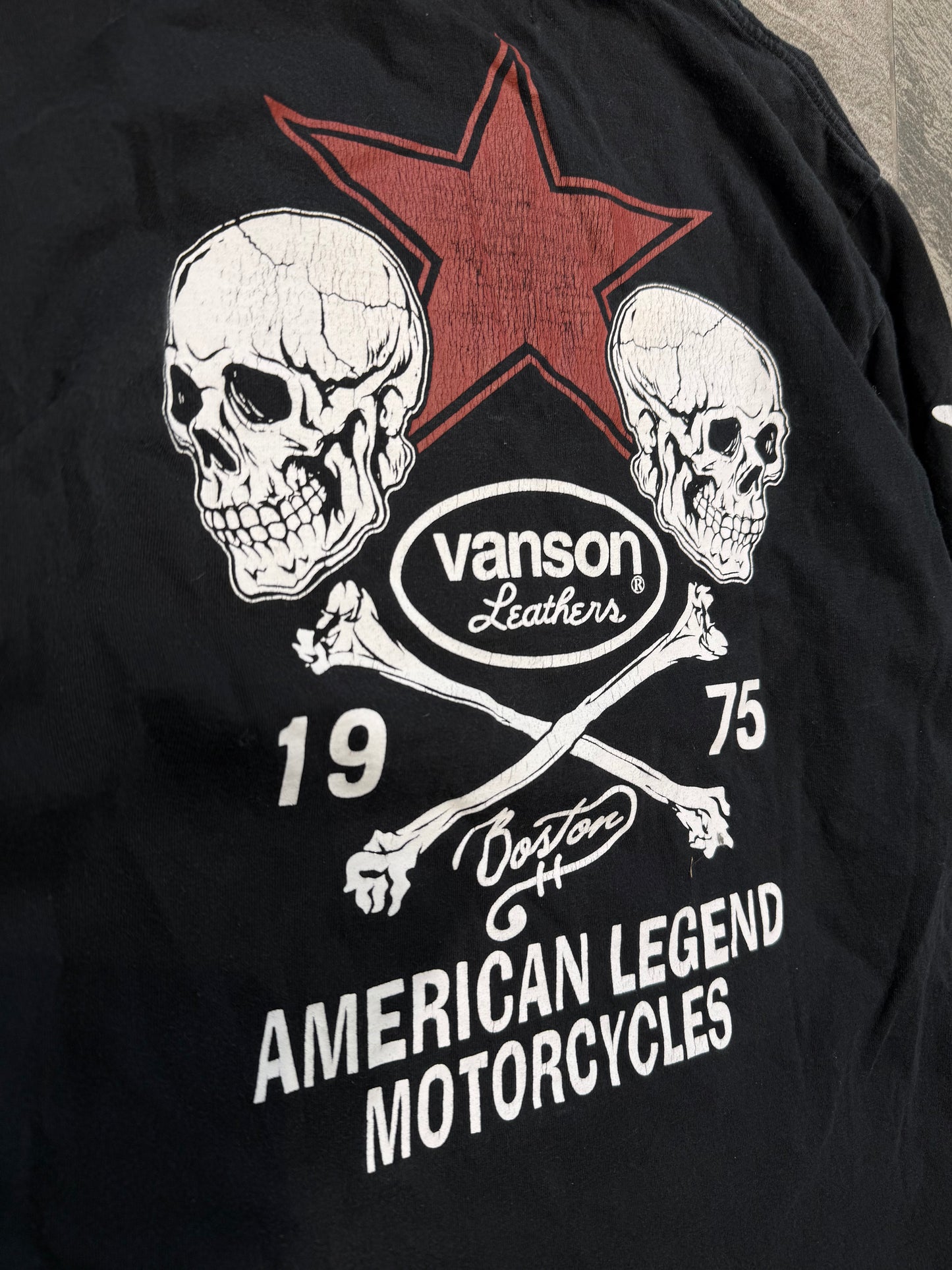 000’s Vanson Skull Longsleeve (M)