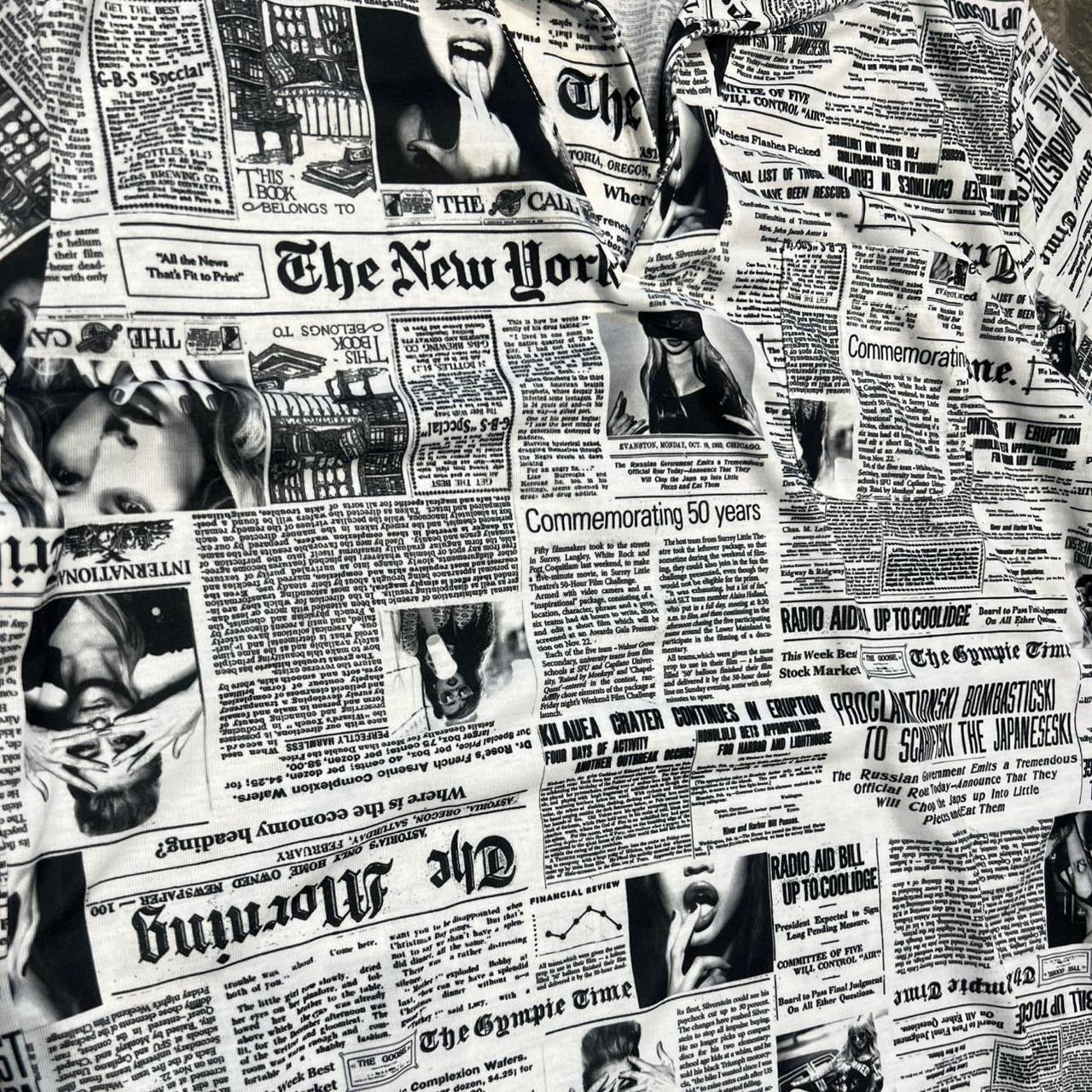 000’s Beno Newspaper print polo