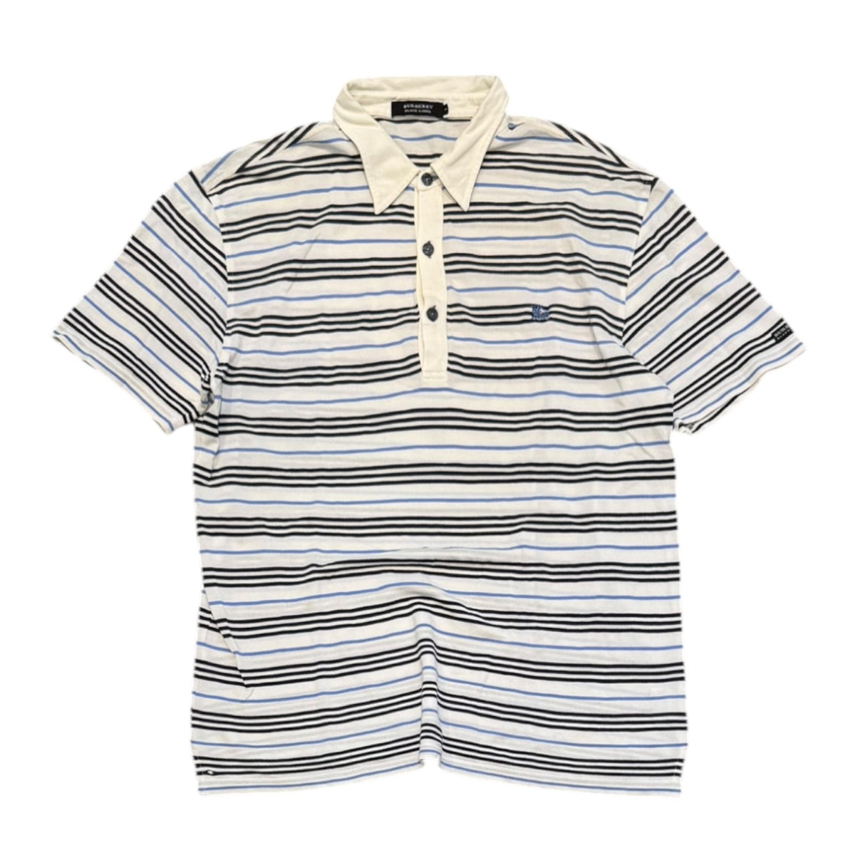 000’s Burberry Striped Polo (M)