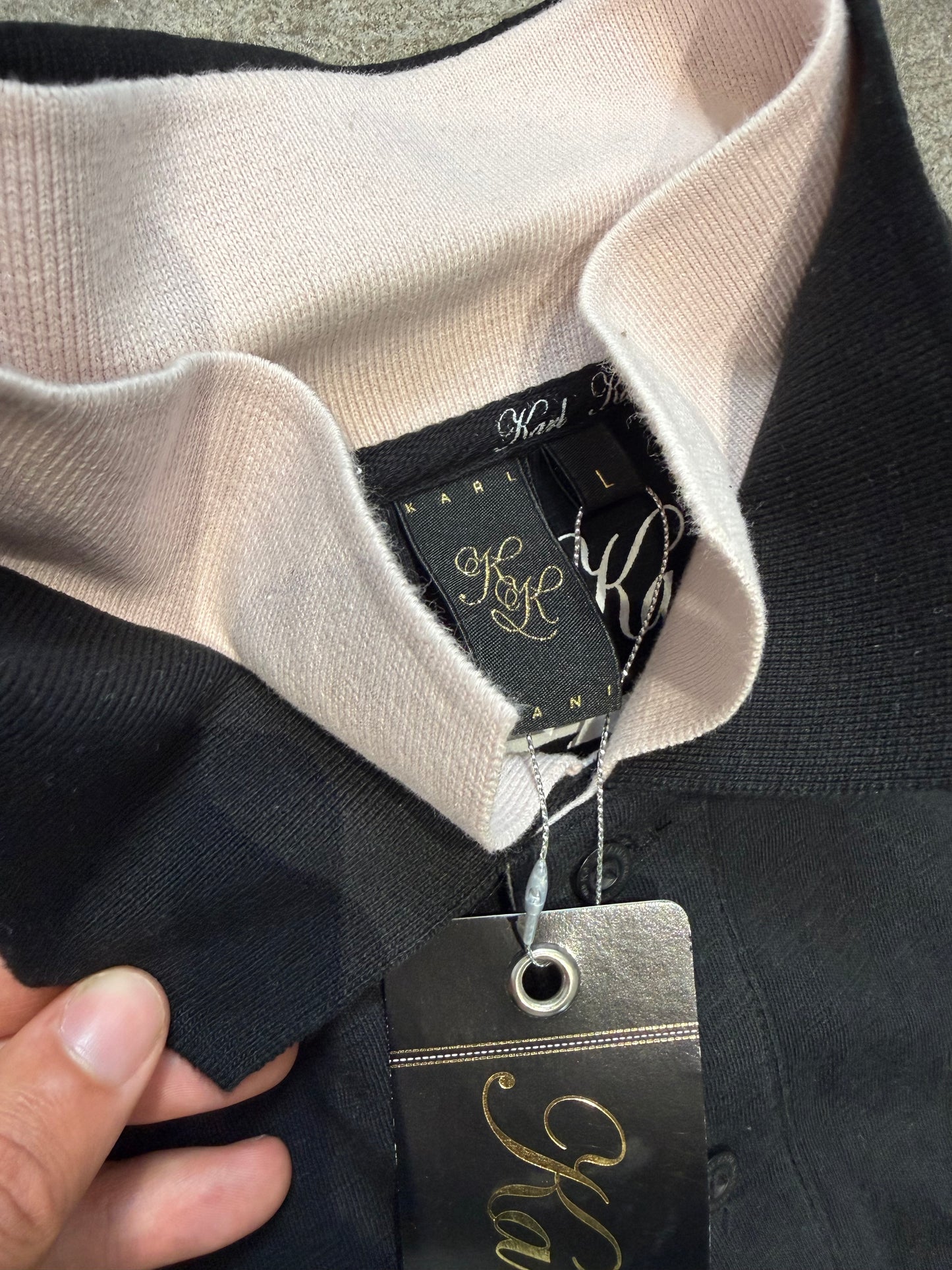 000’s Karl Kani Double Collar Polo (M)