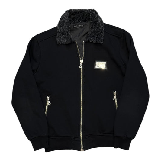FW 2005 Dolce Gabbana Fur Collar Bomber Jacket (M)