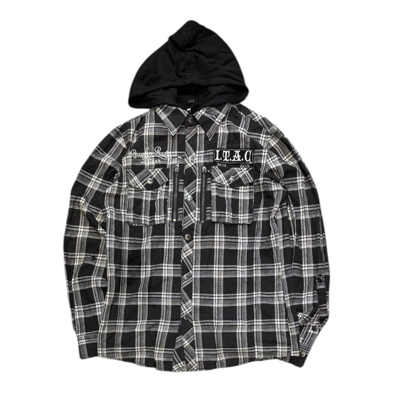 000’s In the Attic Checkered Flannel (S)