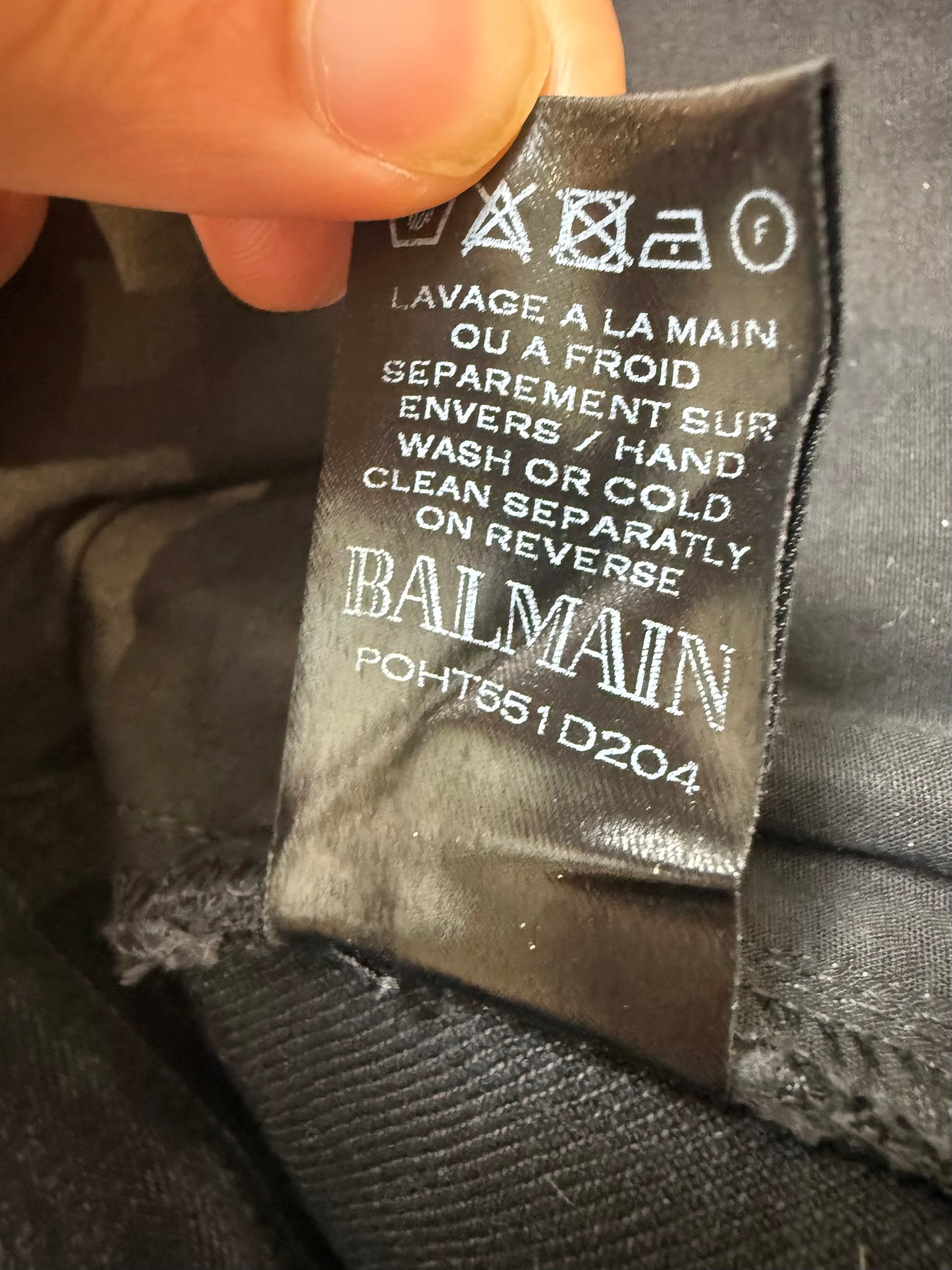 000’s Balmain Biker Jeans (34”)