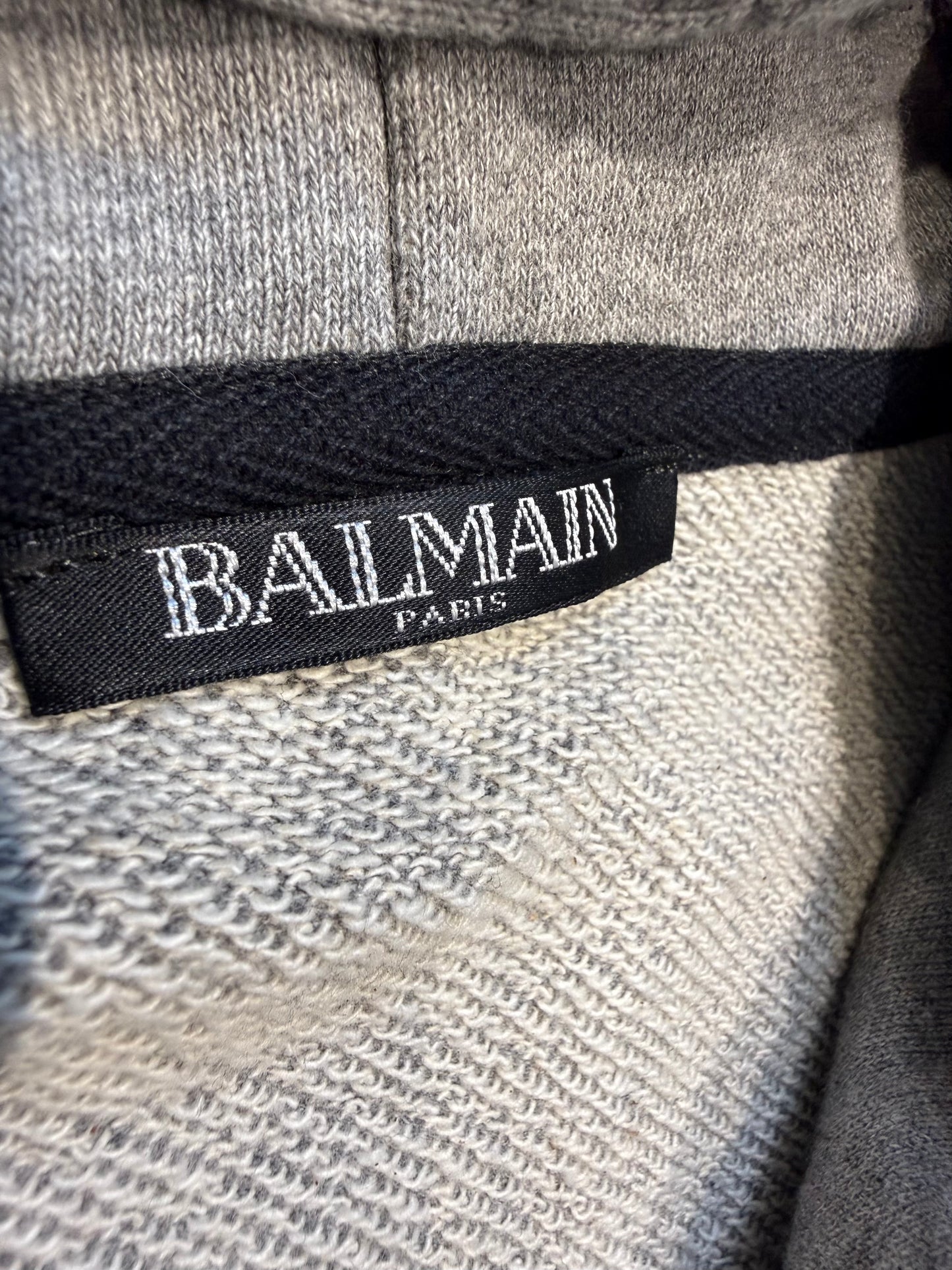 Balmain Side Zip Hoodie (M)