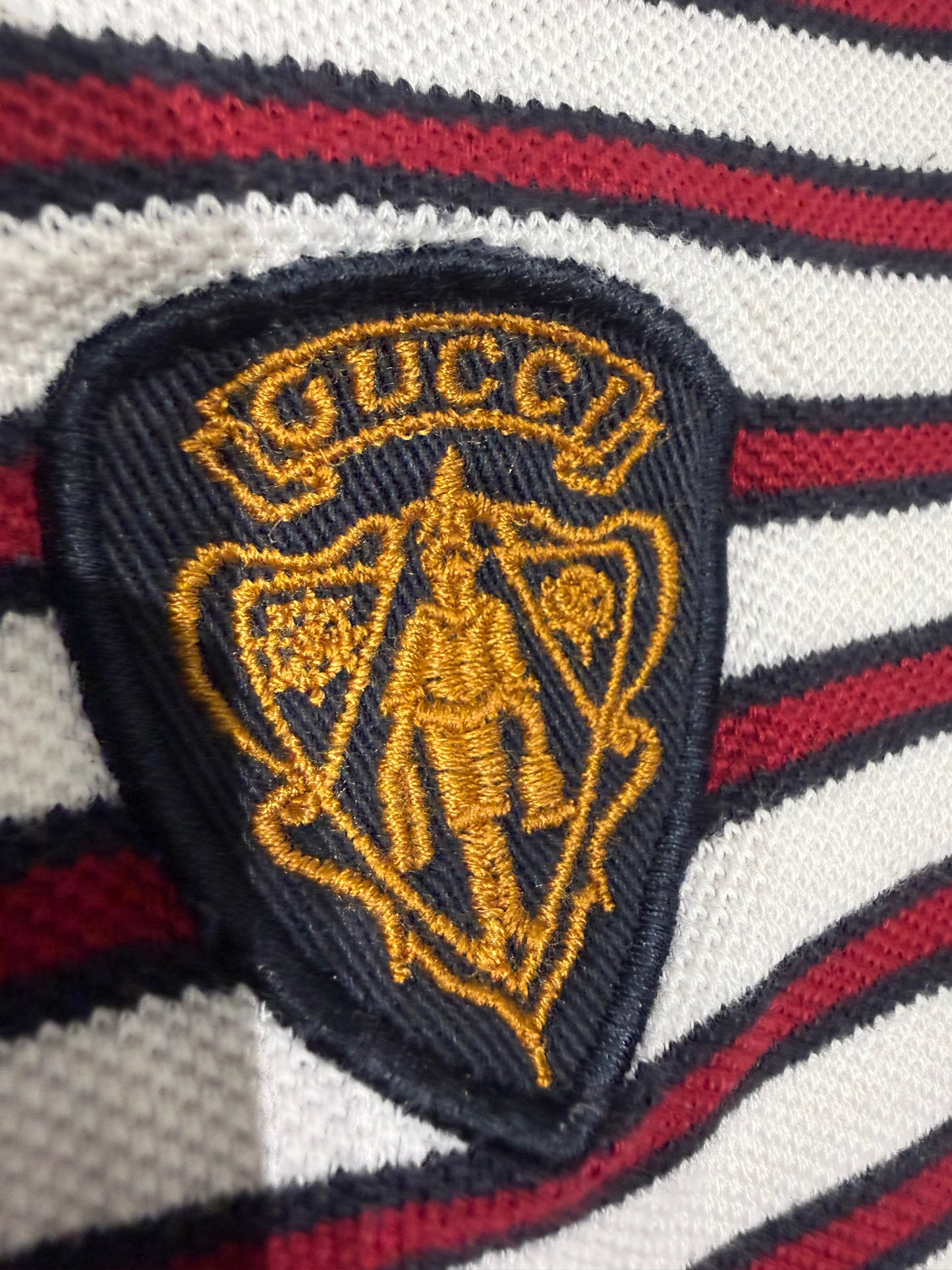Gucci Striped Polo (L)