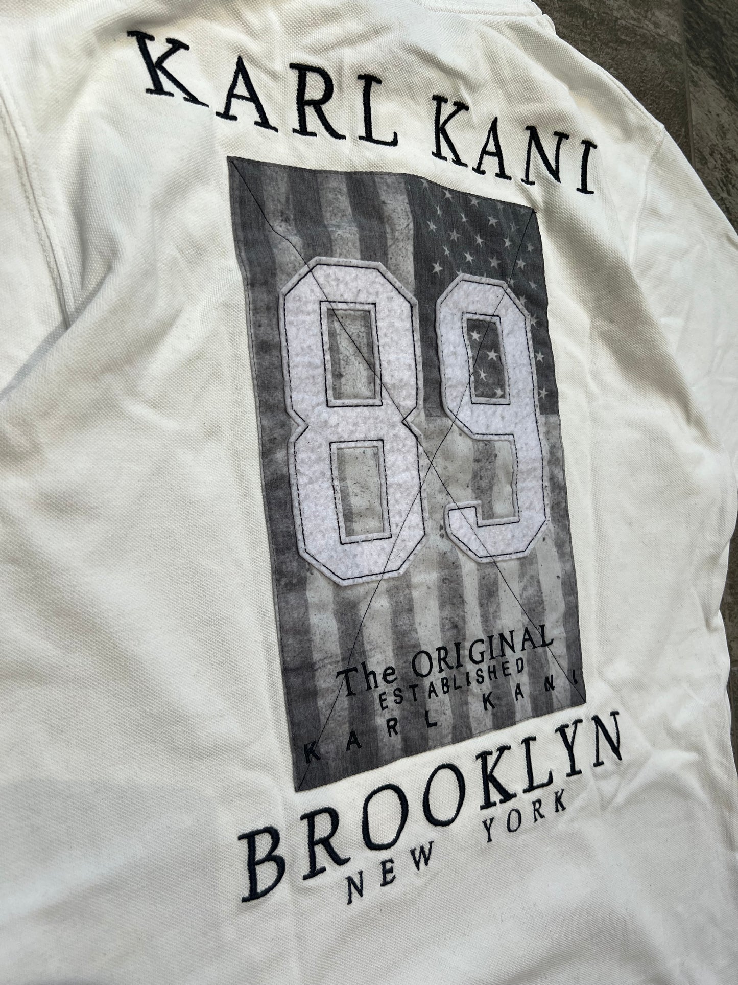 000’s Karl Kani USA Flag Polo