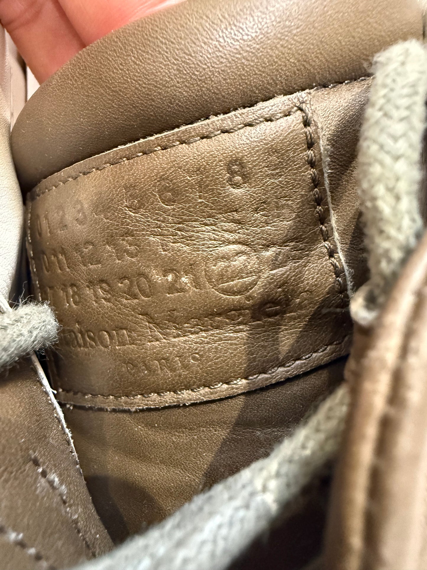 SS2016 Maison Margiela Future Olive Low Tops EU 39 - UK 6