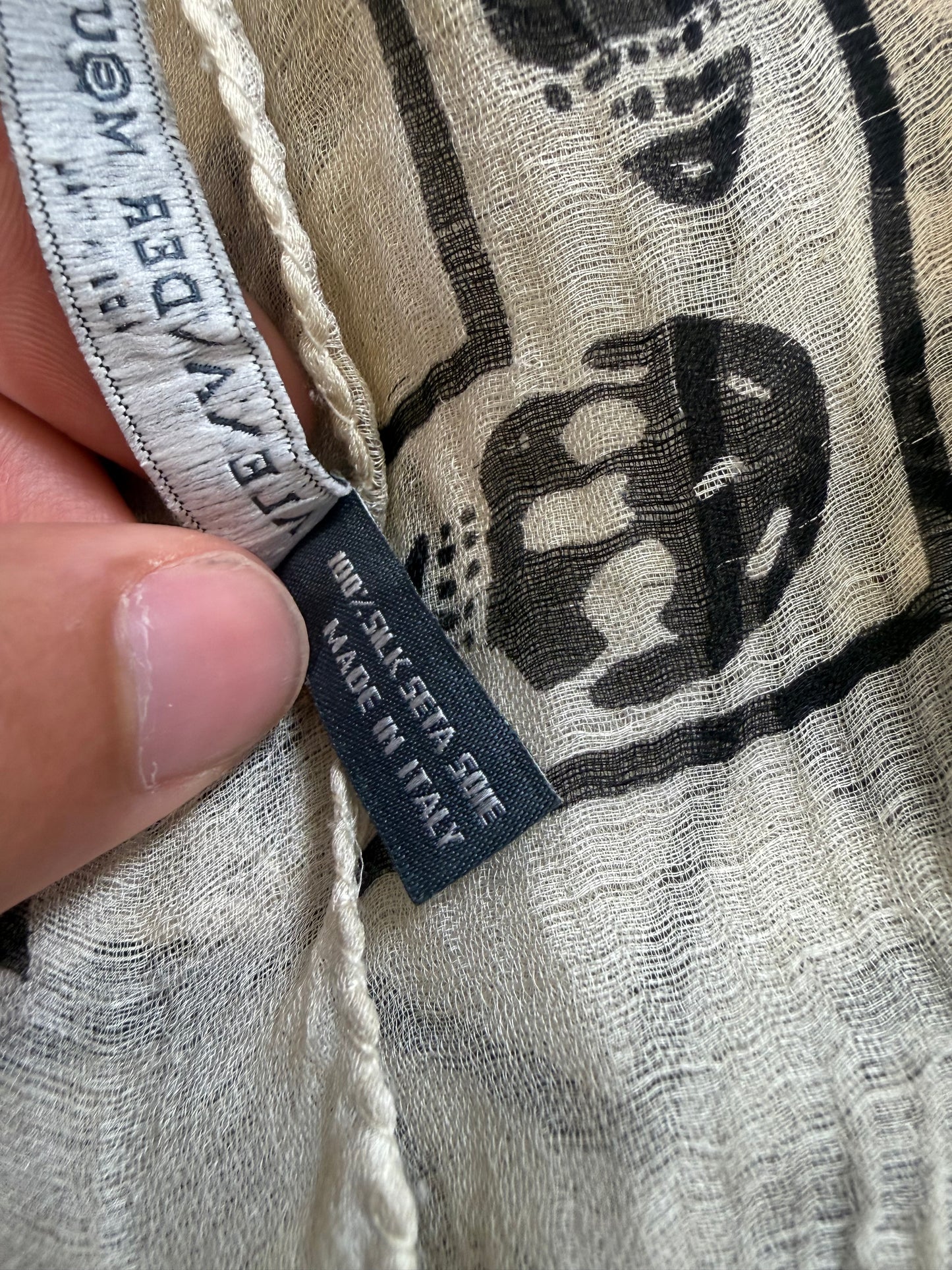 Alexander Mcqueen Skull Scarf