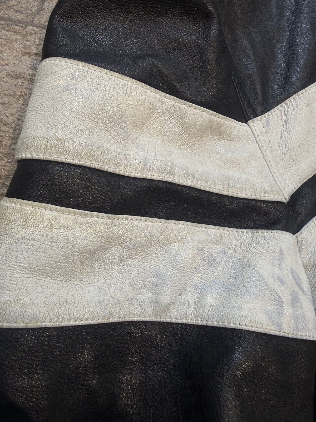 AW2015 Givenchy Lambskin Leather Hybrid Bomber