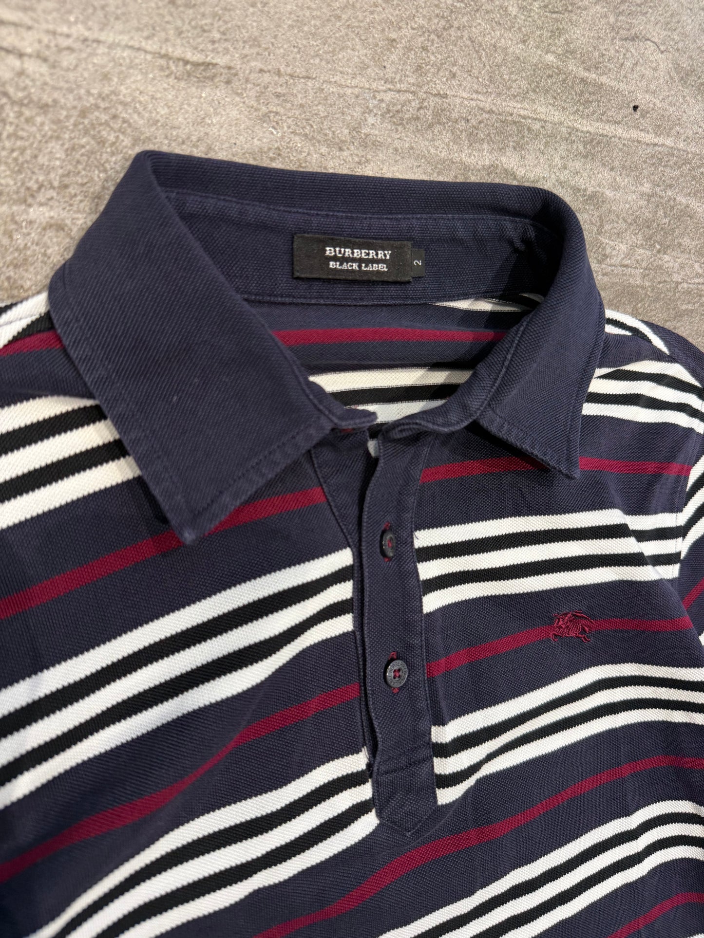 Burberry Striped Polo (S)