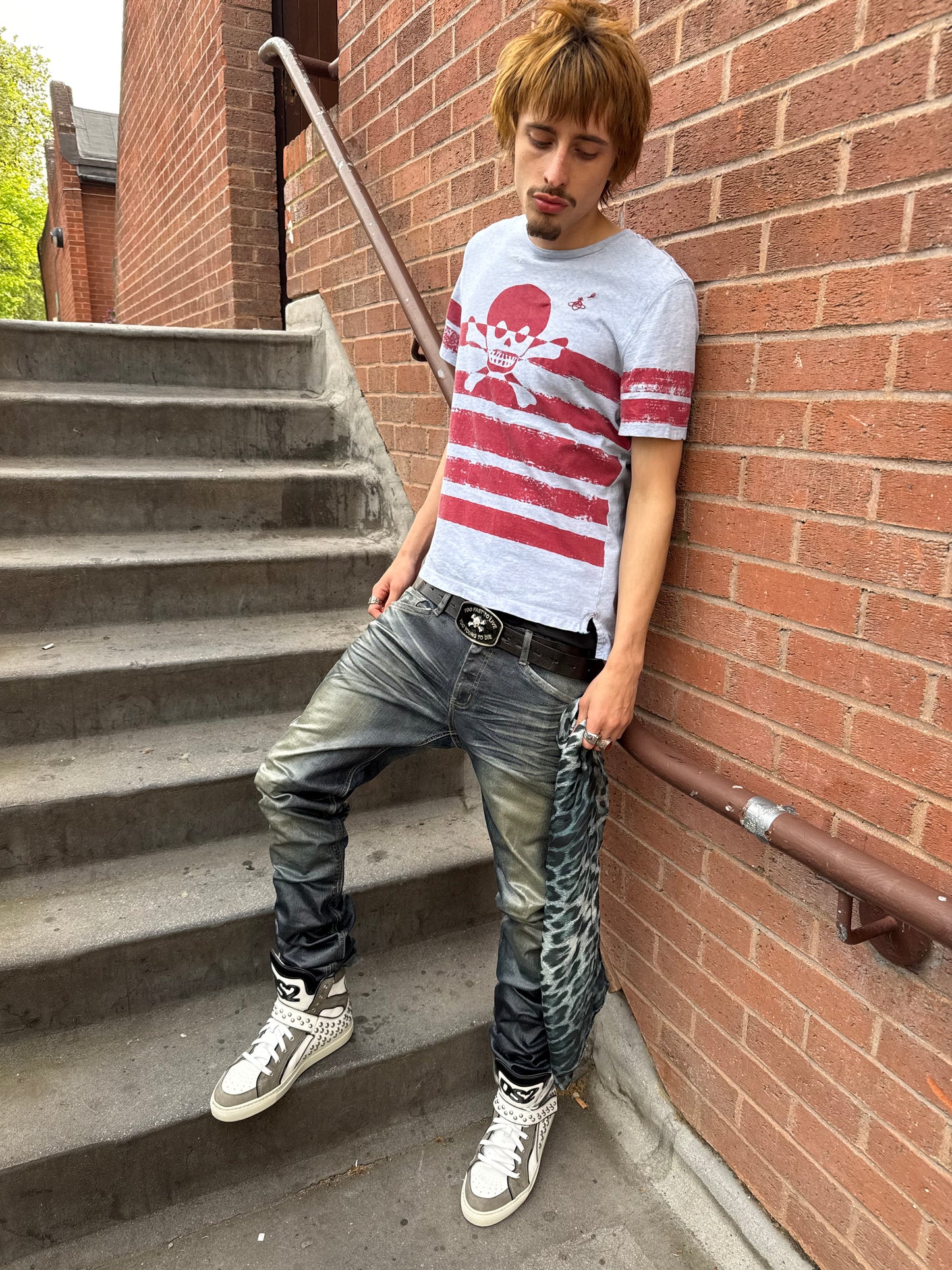 000’s Waxed Michael Klein Homme Jeans (32”)