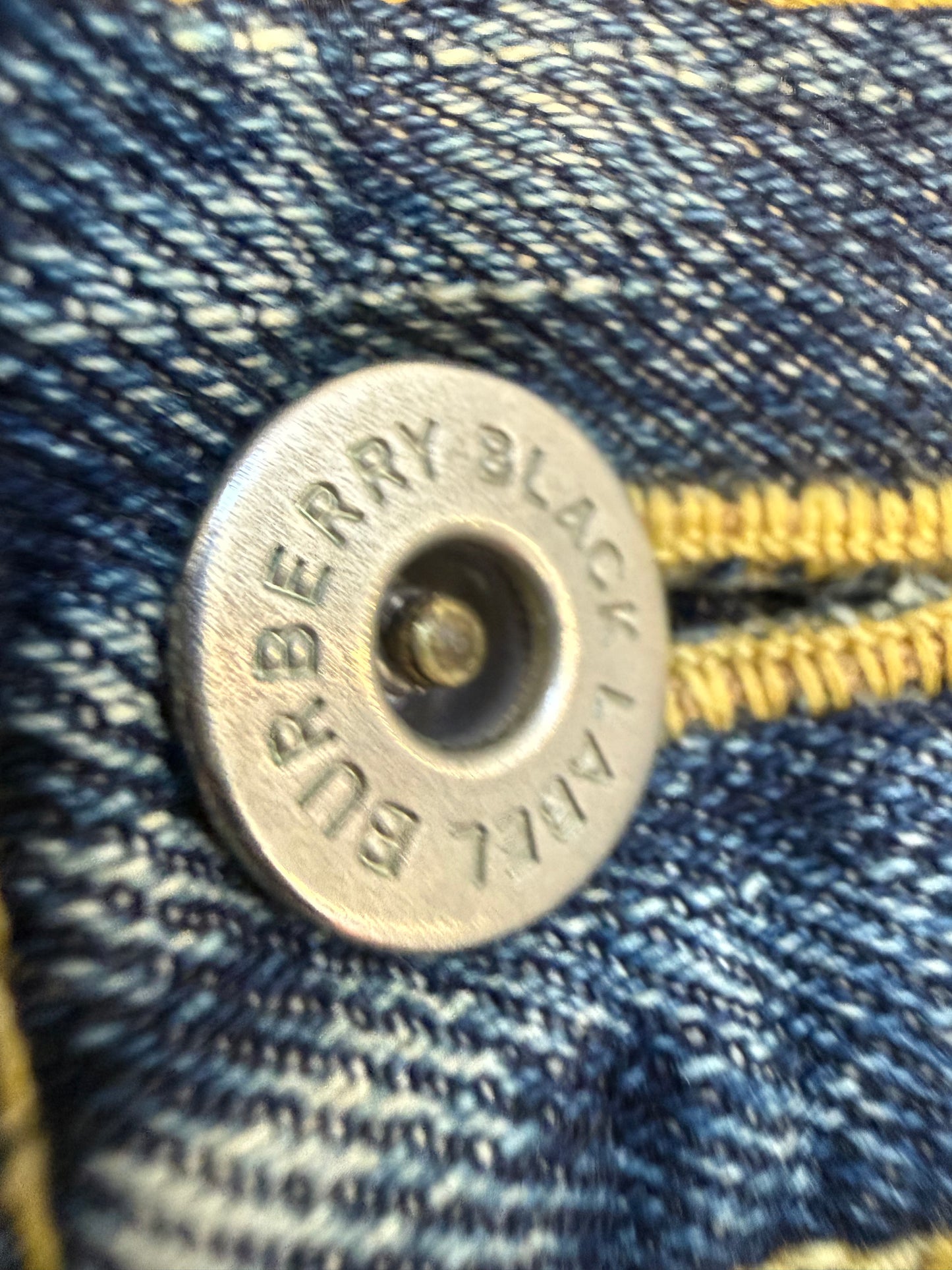 000’s Burberry Flap Bootcut Jeans (35”)