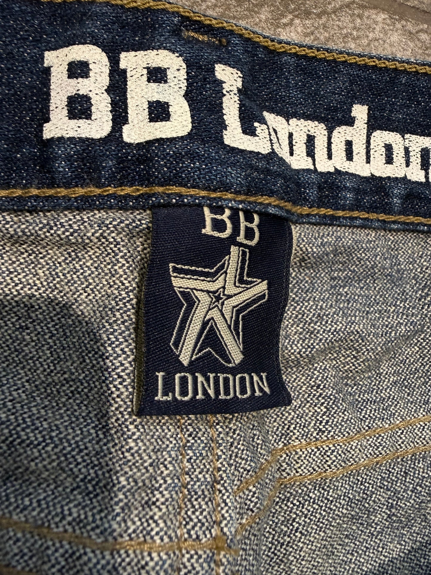 000’s BB London Union Jack Jeans (32”)