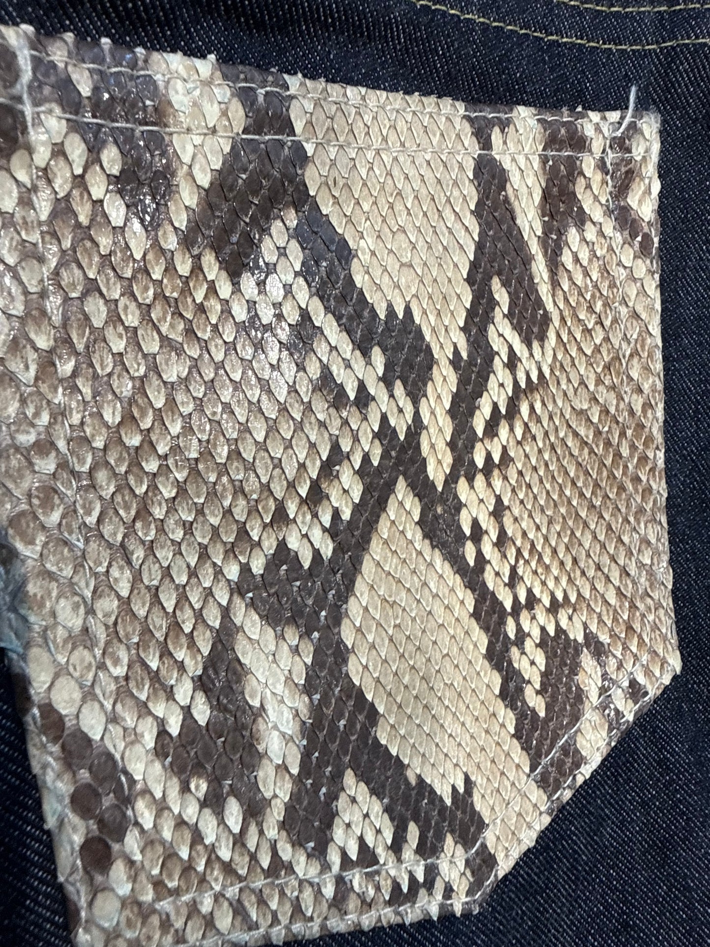 000’s Tokyo Snakeskin Jeans (30”)
