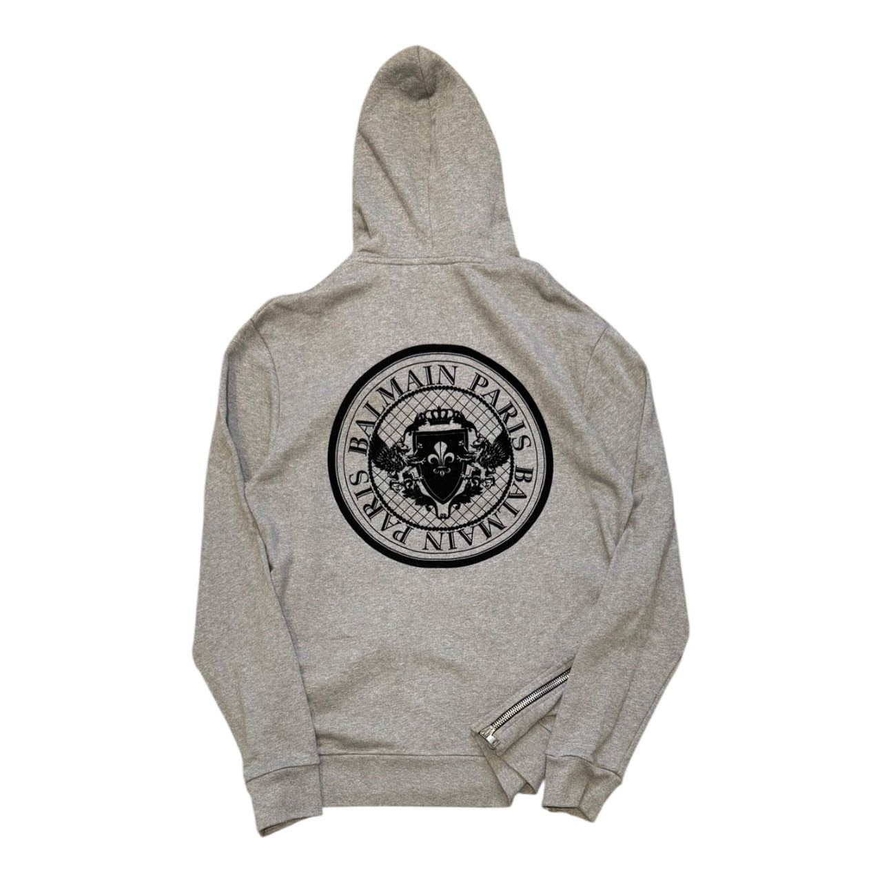 Balmain Side Zip Hoodie (M)