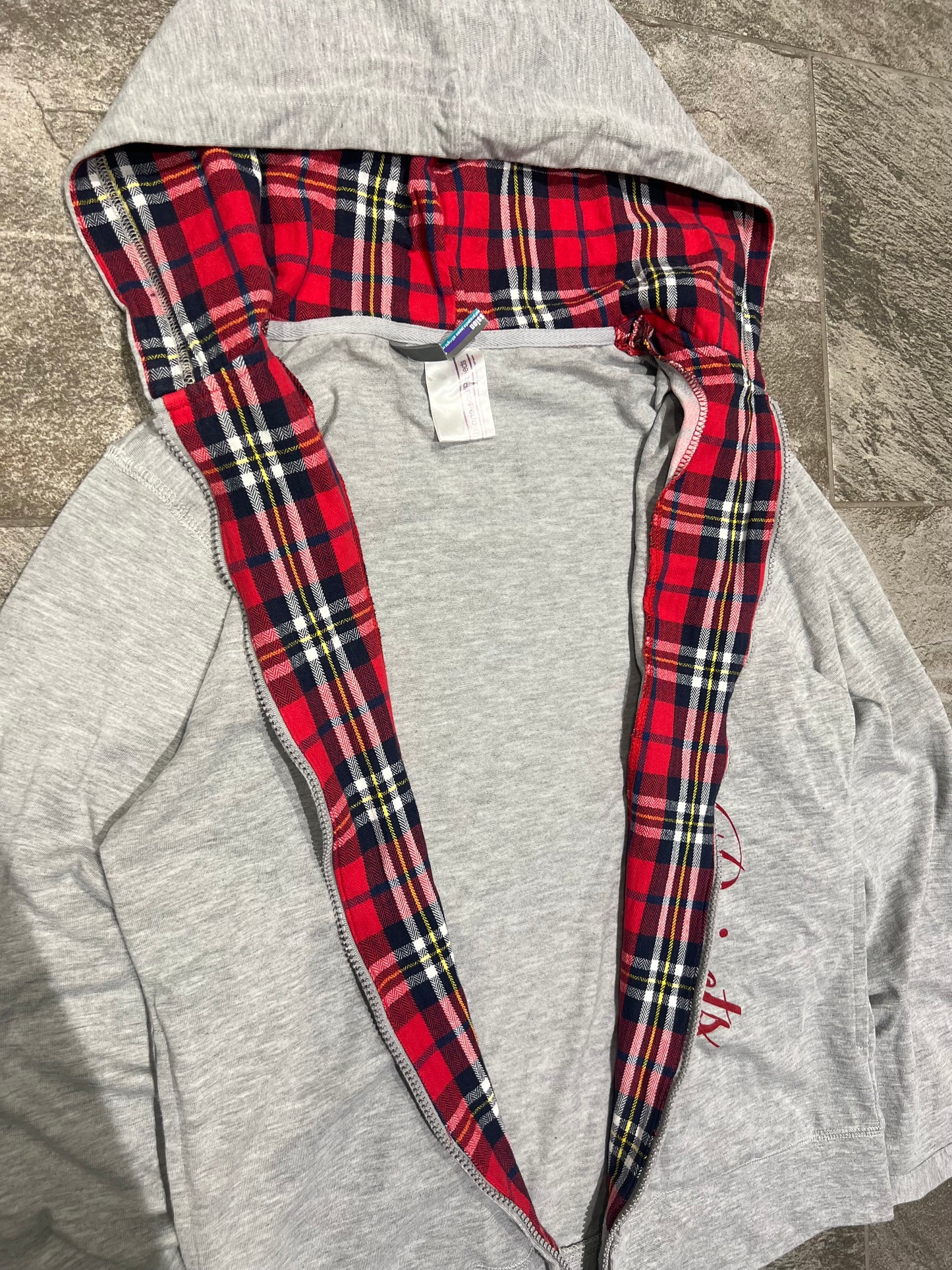 Be one soul projects plaid hoodie