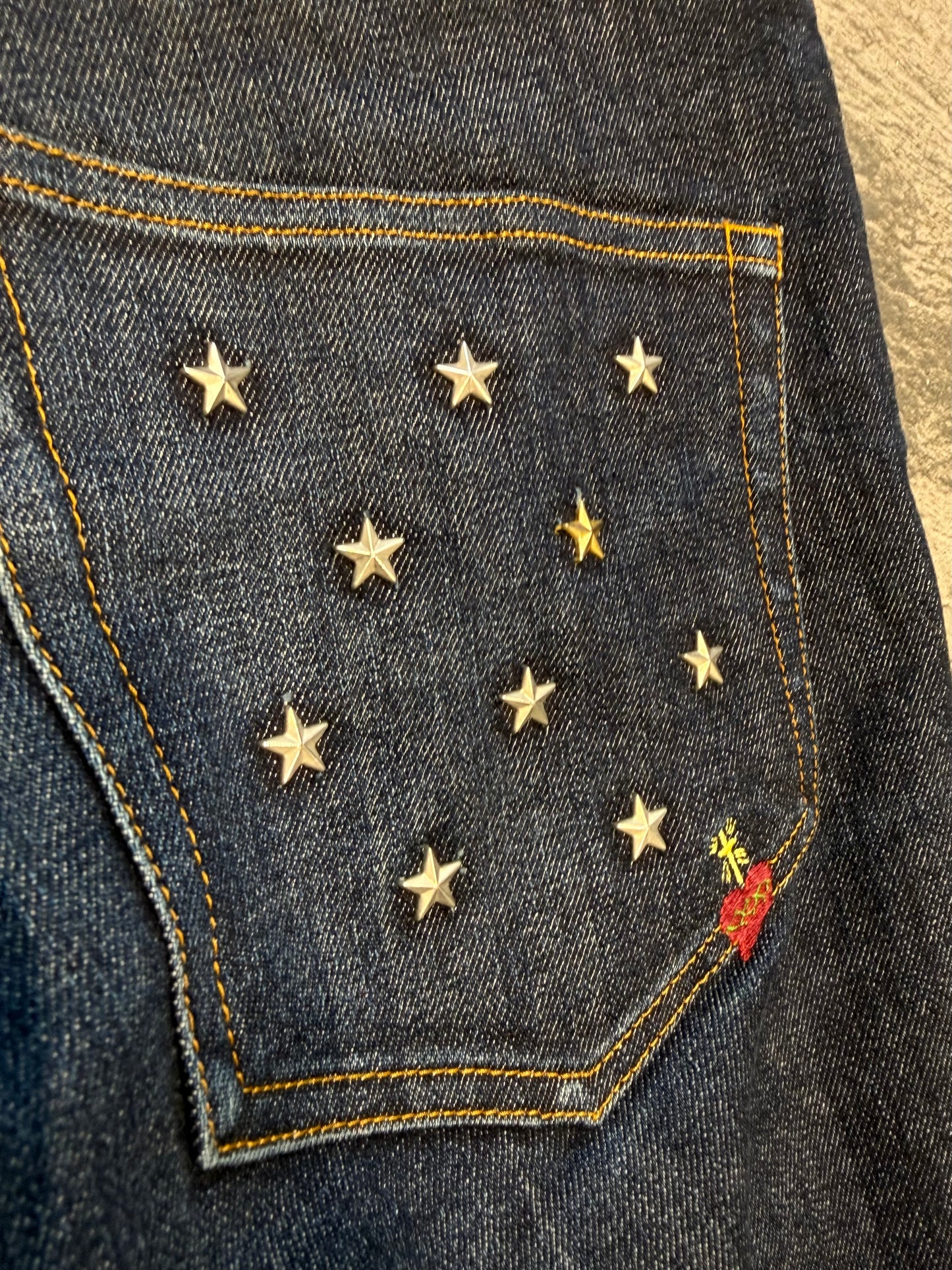 000’s Armed Studded Jeans (30”)