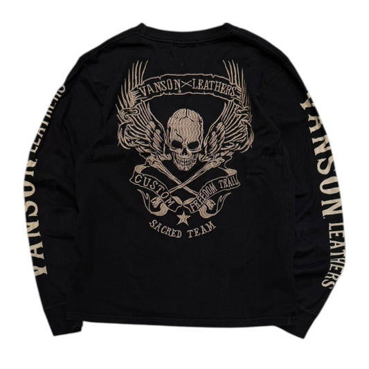 000’s Vanson Skull Longsleeve (S)