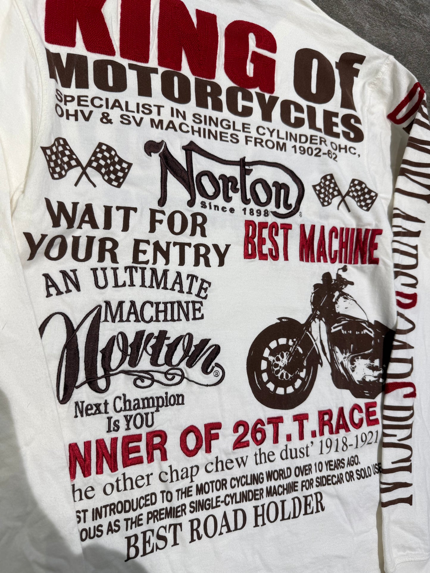 000’s Norton Longsleeve Tee (S)